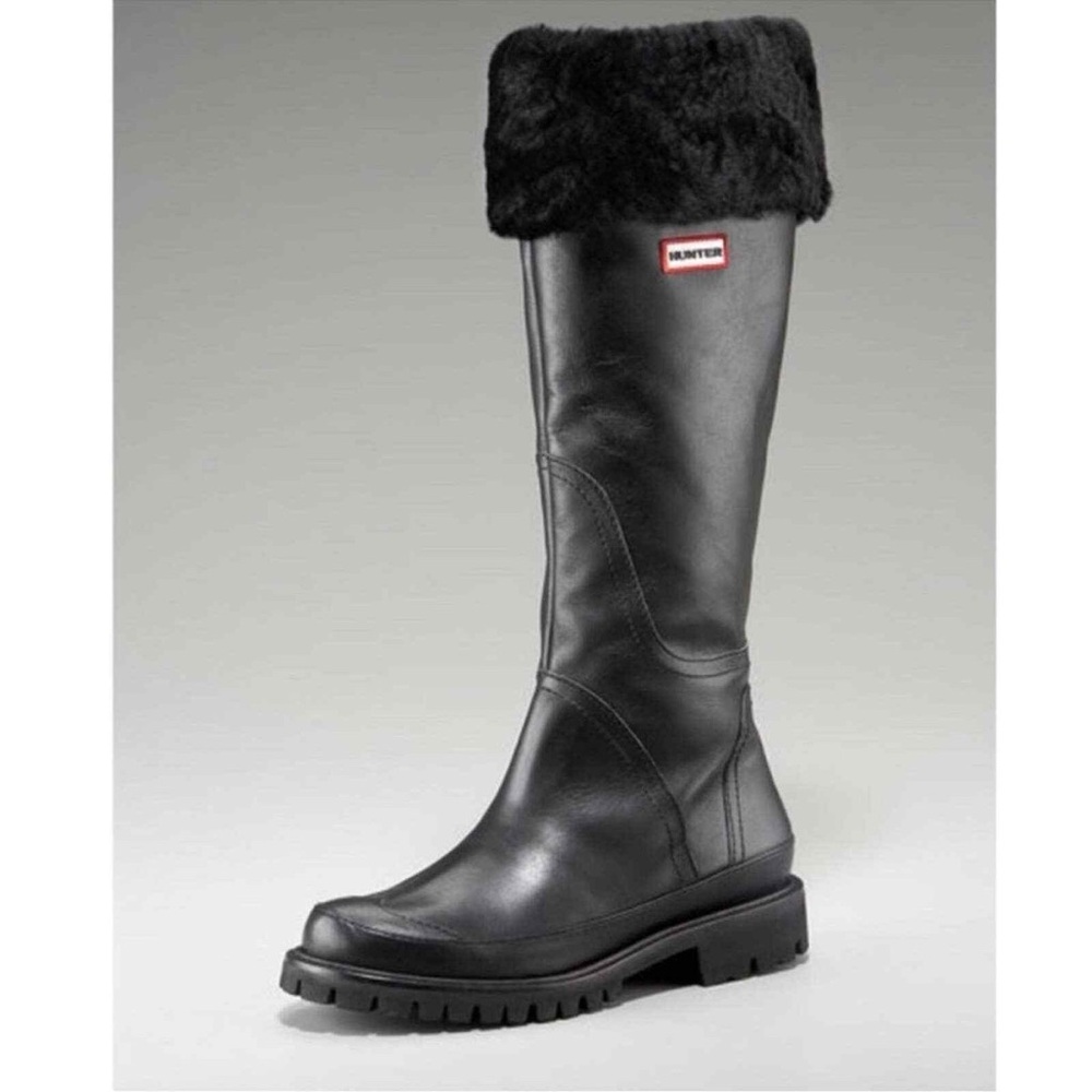 New with Box Hunter Steamboat Waterproof Shearling Boots